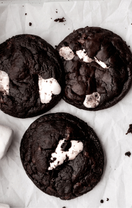 Chocolate Marshmallow Cookies